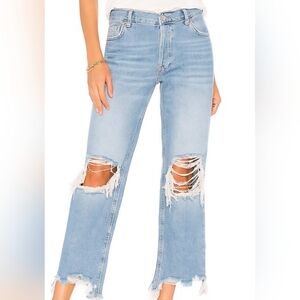 We The Free | Maggie Mid-Rise Straight Leg Jeans, Size 29